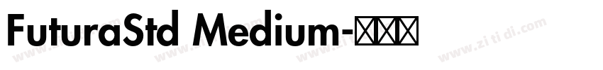 FuturaStd Medium字体转换